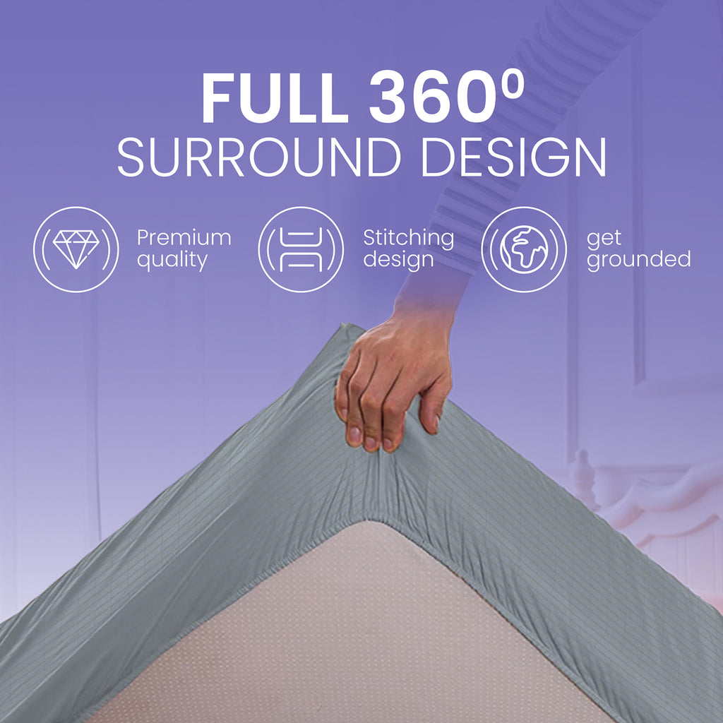 Night Theory Grounding Fitted Bed Sheet